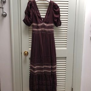 NWT Free People Delicacy Midi dress